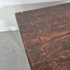 Antieke Rustieke Spaanse Tafel Wabi Sabi Stijl thumbnail 5