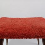Footrest Fluffy Light Red thumbnail 4