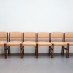 Set Van Set Van 6 Vintage Eetkamerstoelen Palissander thumbnail 13