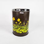 Brabantia - Bloemenmotief - Xl Voorraadbus - Opbergbox - 1970'S thumbnail 2