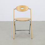 4X Postmoderne Klapstoel, Ruud-Jan Kokke Kembo, 1980S thumbnail 8