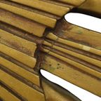 Vintage Zonnespiegel Sunburst Spiegel Convex Goud Hars 48Cm thumbnail 7