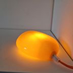 Vintage Oranje Steen Lamp Esprit Desin Lamp Retro Lamp thumbnail 4