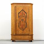 Antieke Beschilderde Bruidskast 1815 thumbnail 2