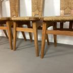 5 Arts & Crafts Stoelen W. Kuyper Jaren'20 Brutalistisch thumbnail 5