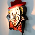 Unieke Keramieken Vintage Clowns Wandlamp thumbnail 4
