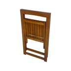 Aldo Jacober - Folding Chair Model ‘Trieste’ - Bazzani Italy - Light Oak (Wood Grain) thumbnail 6