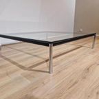 Cassina Lc10-P - Salontafel - Zwart Frame - Glas - Design thumbnail 4