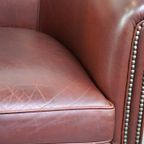 Nette Hoogwaardige Rundleren Clubfauteuil In Klassiek Engelse Stijl thumbnail 12