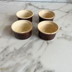 Set Van 4 Vintage Ramequins / Oven Schaaltjes thumbnail 3