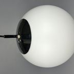 Vintage Raak Hanglamp / Bollamp, B1153 "ochtendnevel" thumbnail 16