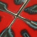 Vintage Vierkante Keramische Plantentafel Tegeltafel Sixties thumbnail 8
