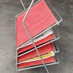 Vintage Magazine Rack Lectuurbak | Voss Germany '60 -'70 thumbnail 9