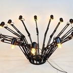 Industriële - Spider - Industriële Hanglamp - 16 Lichts - Metaal - Zwart - 2000 thumbnail 2