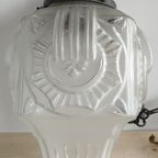 Belgian Scailmont Art Deco Glass Lamp ( +/-1930) thumbnail 3