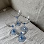 4X Baby Blauw Martini Coupe thumbnail 4