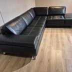 Belform Ibiza Hoekbank - Zwart - Leder - Design - Zgan thumbnail 5