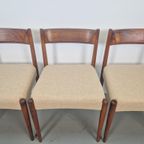 Vintage Teak Tafel & 6 Stoelen Mid Century Denmark '60 thumbnail 18