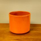 Vintage Adco Bloempot Oranje thumbnail 3