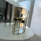 Vintage Mini Serre / Vitrine / Etagere Met Spiegelwand thumbnail 8