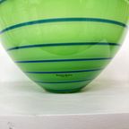 Anna Ehrner For Kosta Boda Epoque Green Stripe Bowl thumbnail 11