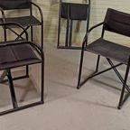 4 Vintage Illo Director's Stoelen, Niels Gammelgaard thumbnail 3