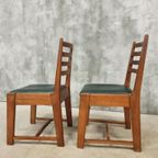 Set Eetstoelen Design Bas Van Pelt Notenhout 30S thumbnail 7