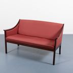 Elegant Two Seat Sofa / Bank From Ole Wanscher For P. Jeppensen thumbnail 4