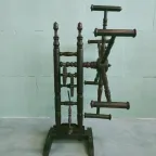 Antieke Wolhaspel/wolwinder (bijzonder Interieur-decoratie-item) thumbnail 4