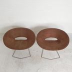 Set Van 2 Designstoelen In De Stijl Van Artifort, Leolux, Pierre Paulin thumbnail 5