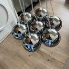 Vintage Chrome Bollen Lamp Retro Space Age thumbnail 2