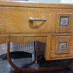 Vintage Kaptafel - Toilettafel - Spiegelkast thumbnail 15