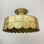 Vintage Mother Of Pearl Hanging Lamp 1970S thumbnail 17