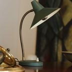 Mid-Century Donkergroene Bureaulamp thumbnail 2