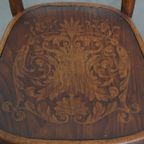 Set Van 4 Originele Antieke Jacob En Josef Kohn Bentwood Design Thonet Stoelen Uit Begin 20e Eeuw thumbnail 8