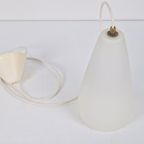 Vintage Philips Glazen Hanglamp Frosted Glas Mid Century ‘60 thumbnail 10