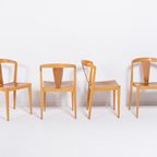 Set Of 4 Chairs / Stoel / Eetkamerstoel From 1960’S By Axel Larsson For Bodafors thumbnail 2