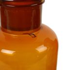Grote Oude Apotheker Medische Flessen Potten Set Bruin Amber Glas thumbnail 9