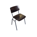 Industrial Vintage Dining Chairs From The 50s thumbnail 3