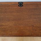 Vintage Eikenhouten Dekenkist Speelgoedkist Kist Salontafel thumbnail 13