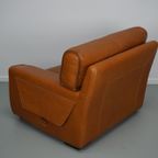 Roche Bobois Clubfauteuil In Tan/cognac Nekleer thumbnail 13