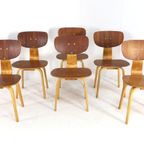 Cees Braakman Voor Pastoe Eetkamerset Tb35 Eettafel + Sb02 6 Eetkamerstoelen thumbnail 8