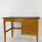 Scandinavisch Vintage Teak Fineren Bureau Veme thumbnail 2