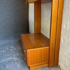 Vintage Wandmeubel Modules Omnia - Teak 2x Lade, 1x Kast thumbnail 7