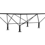 Vintage Salontafel Paolo Piva Stijl Met Rookglas 80's Design thumbnail 6