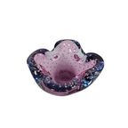Murano - Sommerso - Bullicante - Ingesloten Luchtbellen - Roze - Blauw - Italie - 70'S thumbnail 7