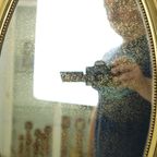 Klassieke Ovale Gouden Spiegel Lint Decoratie Frankrijk 58Cm thumbnail 15