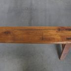 Tijdloze Franse Brocante Hal Bank/ Bankje Voor Aan De Eettafel Met Een Geweldige Uitstraling thumbnail 7