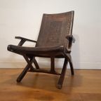 Brutalist Folding Chair Van Angel Pazmino 1974 thumbnail 14