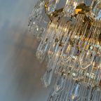 2 Beschikbaar! Vintage Kristallen Murano Geblazen Kroonluchters Hanglampen Art Deco Stijl ! thumbnail 16